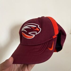 Nike Dri-FIT Virginia Tech Hokies Adjustable Hat Maroon Orange